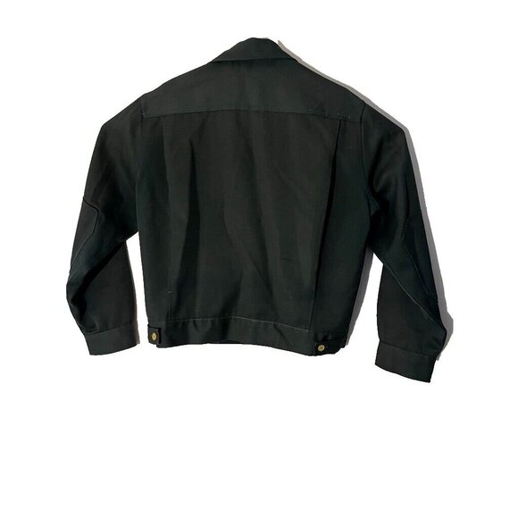 VTG LEE Cheetopa Chevrolet 60s 70s Green Service Jacket Sz 44 - Picture 2 of 9